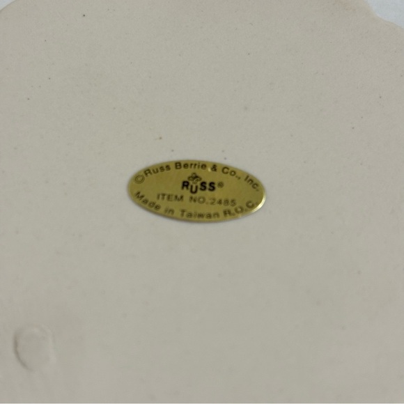 🛍️3/$30 Vintage NIB Russ‎ ceramic Christmas holiday tree wreath ornament - Picture 10 of 11